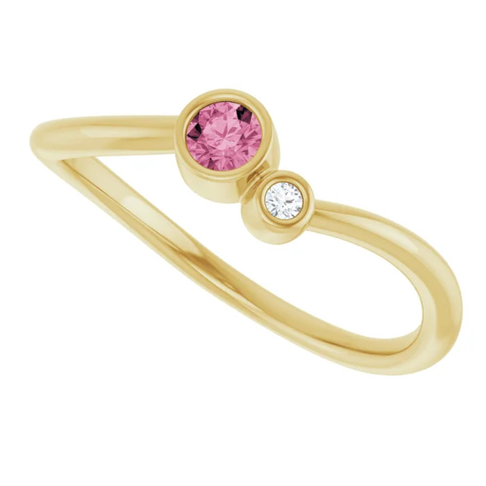 Fabulous and feminine, this pink tourmaline ring will make you feel more beautiful than ever after just moments of having it on.