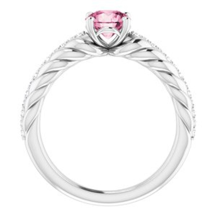 Fabulous and feminine, this pink tourmaline ring will make you feel more beautiful than ever after just moments of having it on.