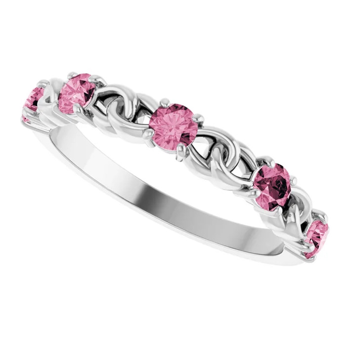 Fabulous and feminine, this pink tourmaline ring will make you feel more beautiful than ever after just moments of having it on.