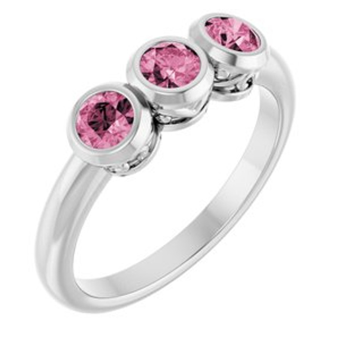 Fabulous and feminine, this pink tourmaline ring will make you feel more beautiful than ever after just moments of having it on.