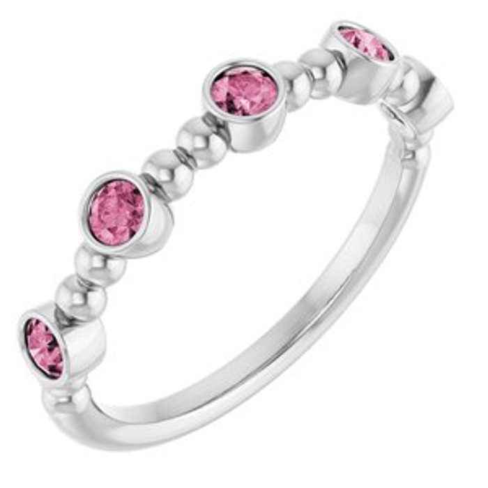 Fabulous and feminine, this pink tourmaline ring will make you feel more beautiful than ever after just moments of having it on.