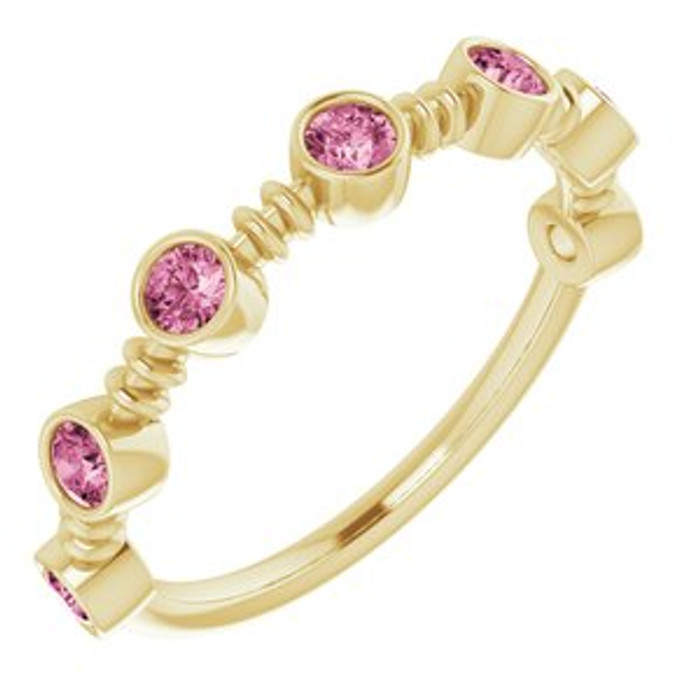 Fabulous and feminine, this pink tourmaline ring will make you feel more beautiful than ever after just moments of having it on.