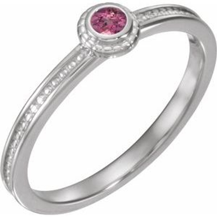 Fabulous and feminine, this pink tourmaline ring will make you feel more beautiful than ever after just moments of having it on.