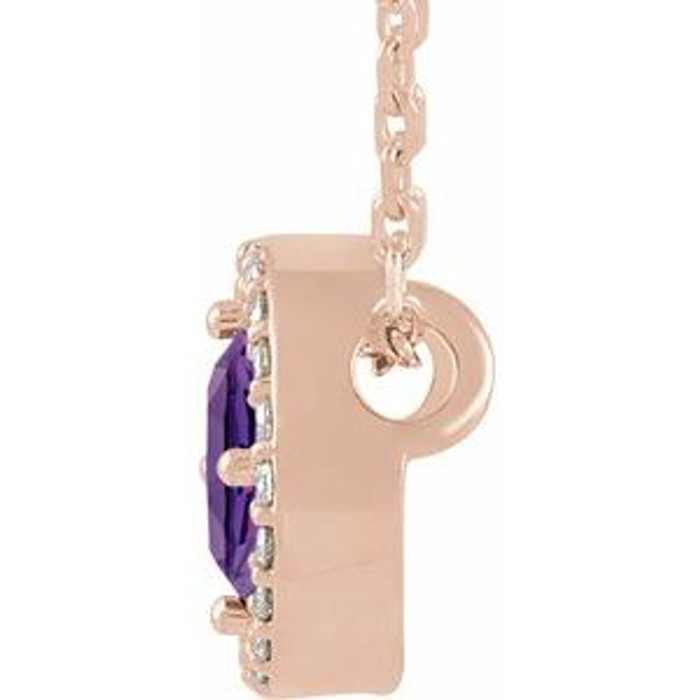 Make a glamorous statement with this stunning amethyst pendant.