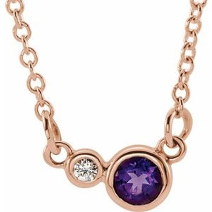 Make a glamorous statement with this stunning amethyst pendant.