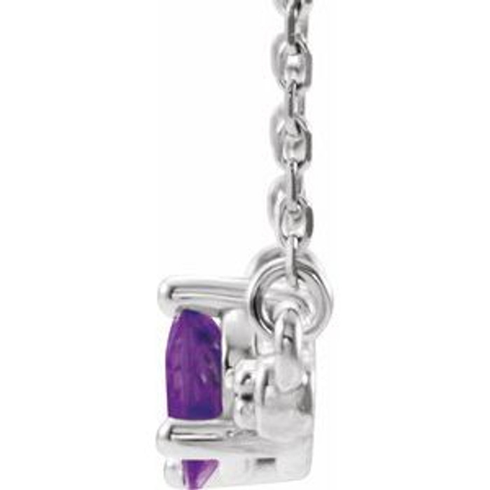 Make a glamorous statement with this stunning amethyst pendant.