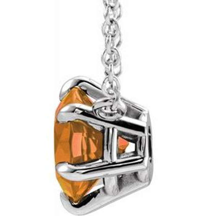 Celebrate their November birthday with this smart and stylish citrine pendant.