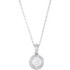 This artfully designed 1.00 ct. tw. round cut diamond 18" entourage necklace in 14kt white gold is just what you were looking for. Thrill friends and family with this exceptional necklace. Simple yet seductive, this piece shines with round cut diamond. This necklace is surely designed to impress.