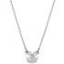 This exquisite pendant features 13 round full cut genuine diamonds. Diamonds are .07ctw, G-H in color, and I1 or better in clarity. An 16.4inch 14k gold cable chain is included. Only platinum comes with a 18.0 inch solid cable chain.