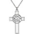 Make your faith personal with this stylish monogram fashion pendant. Created in sterling silver, this 29x19mm cross pendant can be customized with the three initials of your choice. Enter the initials in the order you would like them, left to right (the center initial will be larger as shown.) Polished to a bright shine, the pendant suspends along an 16.0 or 18.0-inch rope chain that secures with a spring-ring clasp.