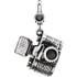Photography is a window to the world around us. Wear your passion with pride with this sterling silver camera charm. Polished to a brilliant shine!