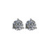 Bold and stunning, the outstanding round diamonds in these solitaire stud earrings make a magnificent accompaniment to any style and any look. For a woman those beauty must be matched with equally striking brilliance, these are a perfect choice. Totaling 1/4 cts., the diamonds' daring sparkle stands out with platinum prongs.