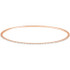 Elegant 14Kt rose gold diamond bangle bracelet featuring a sparkling display of white round diamonds. Total weight of the diamonds is 1.00cts. Total weight of the gold is 5.75 grams.