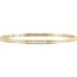 Elegant 14Kt yellow gold diamond stackable bangle 7.5" bracelet featuring a sparkling display of white round diamonds. Total weight of the diamonds is 2 1/4cts. Total weight of the gold is 8.99 grams.