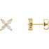 With ease and elegance, these diamond cluster earrings elevate any attire. Fashioned in 14K yellow gold, each earring showcases four shimmering marquise diamonds arranged in a flower-like setting. Radiant with 5/8 ct. t.w. of diamonds, these post earrings secure comfortably with friction backs.