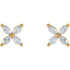 With ease and elegance, these diamond cluster earrings elevate any attire. Fashioned in 14K yellow gold, each earring showcases four shimmering marquise diamonds arranged in a flower-like setting. Radiant with 5/8 ct. t.w. of diamonds, these post earrings secure comfortably with friction backs. 
