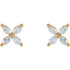 With ease and elegance, these diamond cluster earrings elevate any attire. Fashioned in 14K yellow gold, each earring showcases four shimmering marquise diamonds arranged in a flower-like setting. Radiant with 5/8 ct. t.w. of diamonds, these post earrings secure comfortably with friction backs.
