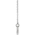 Simple 14k white gold rope infinity-inspired 16" necklace. Wonderfully symbolic design means forever, what a loving gift.