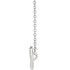  Stunning design is found in this sterling silver feather pendant hanging from a sterling silver 16"/18" inch adjustable chain. 