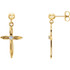  Detailed and stylish symbols of faith, these cross earrings are perfect for every day wear. 