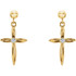  Detailed and stylish symbols of faith, these cross earrings are perfect for every day wear. 