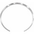 Diamond Cuff Bracelet in 14Kt white gold with 91 diamonds weighing 3/4 ct tw. Adds the perfect edge to a night out.