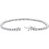 Flash some brilliance with this breathtaking tennis bracelet, showcasing dazzling round diamonds in complementing 14k white gold. 