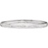 Organically elegant, this 14k white gold bangle bracelet is timeless and beautifully finished with a hammered texture. Perfect alone or stacked with other bracelets for an on-trend look.