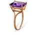 Everyone knows how beautiful amethyst stones are, but when cut in a unique shape that shows off its gorgeous color and facets, it is made even more stunning. This 14k gold ring with natural octagon purple amethyst shows off color and style in an elegant way. A simple gold band starts off the look, featuring open sides to accent the beautiful gemstone. The stunning 6.50 carat stone lights up this ring with gorgeous color, and the unique octagon cut allows it to fully shine. This makes a bold gift to present to a chic woman with bold style.