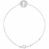 As much an expression of faith as it is fashion, this pierced cross bracelet is a lovely look for her. Polished to a brilliant shine.