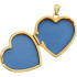 Perfect for your favorite mementos, this pretty 14K yellow gold pendant for her features a heart-shaped locket.