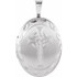 Choose this oval locket to complement her stature. Oval Celtic-Inspired Cross Locket In Sterling Silver. 