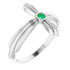 A lovely expression of faith, this gemstone ring proclaims deep and heartfelt devotion.