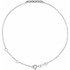 Remind her you'll love her forever with this dazzling diamond bar bracelet.
