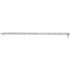 This fabulous 9 1/3 ct. t.w. diamond tennis bracelet is a breathtaking piece that we really love. Sparkling and sensational, it's a classic that features a stream of princess cut diamonds so gorgeous that it will have heads turning for a second look. 18kt white gold bracelet.