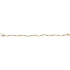 This gorgeous bracelet, hand set with 12 brilliant diamonds and 14k yellow gold, is sure to turn heads with its delicate design and classic appeal.