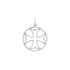 Absolutely adorable, this cross pendant is sure to be noticed. A dainty cross motif provides grace and movement to this elegant, diamond pendant. A traditional cross is rendered in dazzling 14k gold giving a gorgeous look. Polished to a brilliant shine.