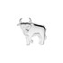 Our designer inspired playful bull brooch pin is a perfect match for today's style. Surely designed to impress.