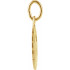 Angel Pendant In 14K Yellow Gold (12mm)