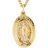 This is an adorable our lady of Guadalupe medal charm created of 24K Gold Plated. It has a our lady of Guadalupe medal figure. This charm has an approximate measurement of 26.32 x 16.30 mm and a weight of 2.94 Grams. Capture this lovable our lady of Guadalupe medal charm now and give a loving gift.