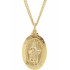 Adorn your wardrobe with grace when you wear this St. Jude medal. This St. Jude Thaddeus medal is made of 24k gold plated and features a spectacular interpretation of a appreciated religious icon. This reverent St. Jude Thaddeus medal measures 29.13 x 17.69mm and simply needs a matching yellow gold chain for it to be ready to wear. Celebrate your favorite religious hero with this St. Jude Thaddeus medal in 24k gold plated.