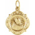 This flattering sacred heart of Jesus medal is a wardrobe essential for any Christian. This reverent sacred heart of Jesus medal is made of 14k yellow gold and measures 12.14 x 12.09 mm. All it needs is a matching yellow gold chain and it will be ready to wear. This sacred heart of Jesus medal is destined to be a treasured accessory for many generations to come.