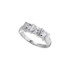 Prepare for compliments when you wear this sterling silver cubic zirconia ring. Princess-cut cubic zirconia stone shimmers for a gorgeous look. Add this cubic zirconia ring to your jewelry collection.