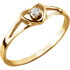 Youth Ring 2.00mm Cubic Zirconia In 14K Yellow Gold. Each comes with its own pad, box, tote bag and signature card.