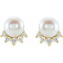 Specifications
Weight:	1.44 grams
Length:	6.29 mm
Material:	Gold
Width:	6.26 mm
Height:	2.02 mm
Plating Type:	Rhodium-Plated
Surface Finish:	Polished
Primary Stone Shape:	Pearl
Diamond CTW:	0.08
Jewelry Material Type1:	Gold
Metal Purity1:	14k
Metal Color1:	Yellow
Die Struck:	N
Metal Mold:	N
Post Diameter:	.03 In
Earring Type:	STUD
Earring Post Type:	Friction
Earring Back Type Included:	Friction Backs Included
Earring Closure:	Friction Post and Back
Post Length:	.37 In
Center Stone Size Range:	4.5-5 mm
Diamond Color:	G-H
Diamond Clarity:	I1
Primary Stone Count:	2-stone
Primary Stone Type:	Pearl
Selling Unit of Measure:	PR
 
Comes Set With
Quantity	Stone
2	01.50 MM (01.41 - 01.55) Full Cut, I1 ROUND G-H GENUINE DIAMOND
2	04.50-05.00 MM AA Half Drilled, Cultured Pearl - Near Round Half Drilled Freshwater; AA Quality; White
4	01.00 MM (00.95 - 01.15) Full Cut, I1 ROUND G-H GENUINE DIAMOND
4	01.30 MM (01.25 - 01.35) Faceted, I1 ROUND G-H GENUINE BOM DIAMOND