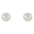 Simple yet striking, these pearl stud earrings are a fabulous any time look.