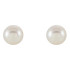 Simple yet breathtaking, these pearl stud earrings are perfect for any occasion.