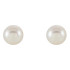 Simple yet breathtaking, these pearl stud earrings are perfect for any occasion.