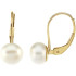 Surprise her with the lovely look of these pearl drop earrings.