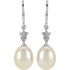 An elegant look, these drop earrings catch the eye and captivate.